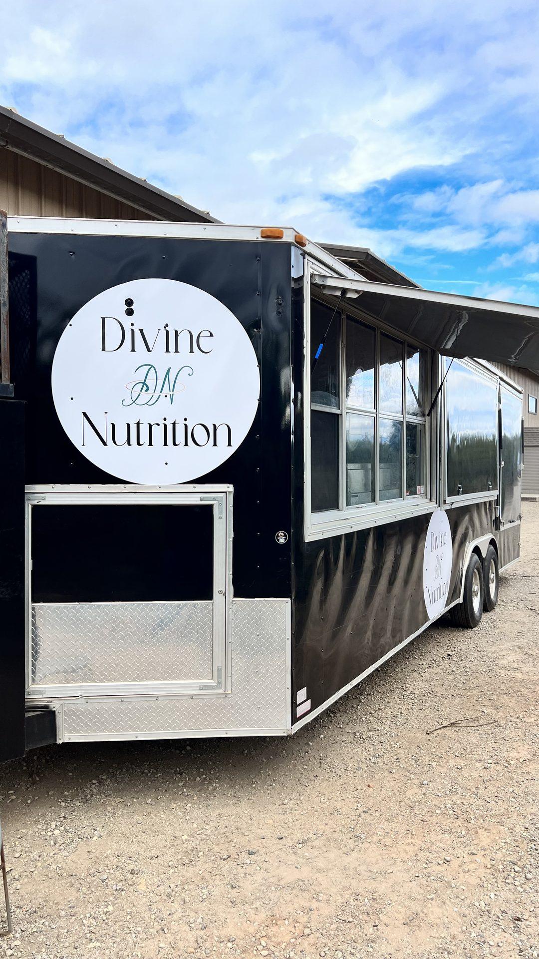 Nutrition Drinks vehicle decal Food Trailer — Orcutt, CA | Customize It