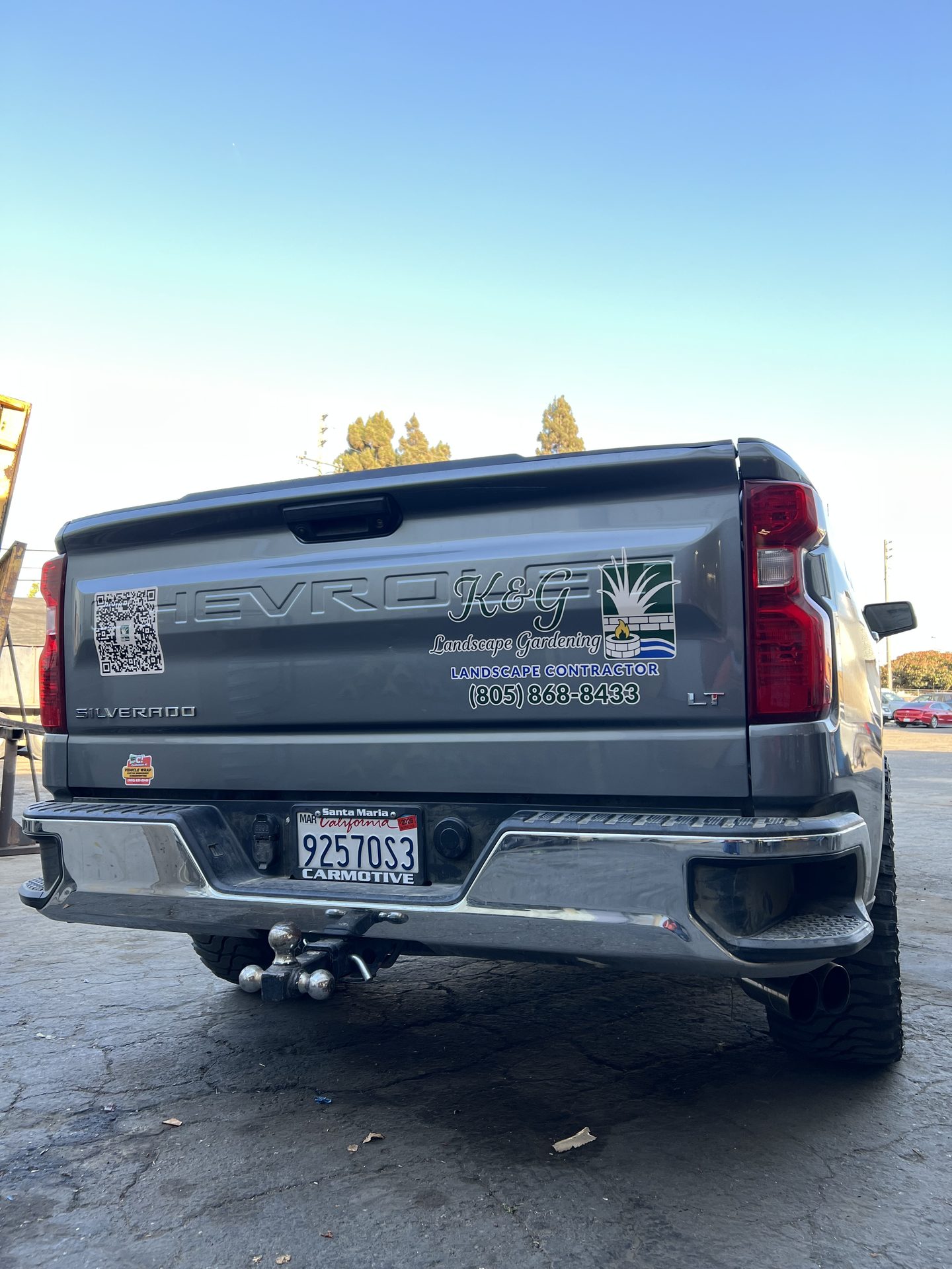 Landscaping vehicle decal Pickup Truck — Arroyo Grande, CA | Customize It