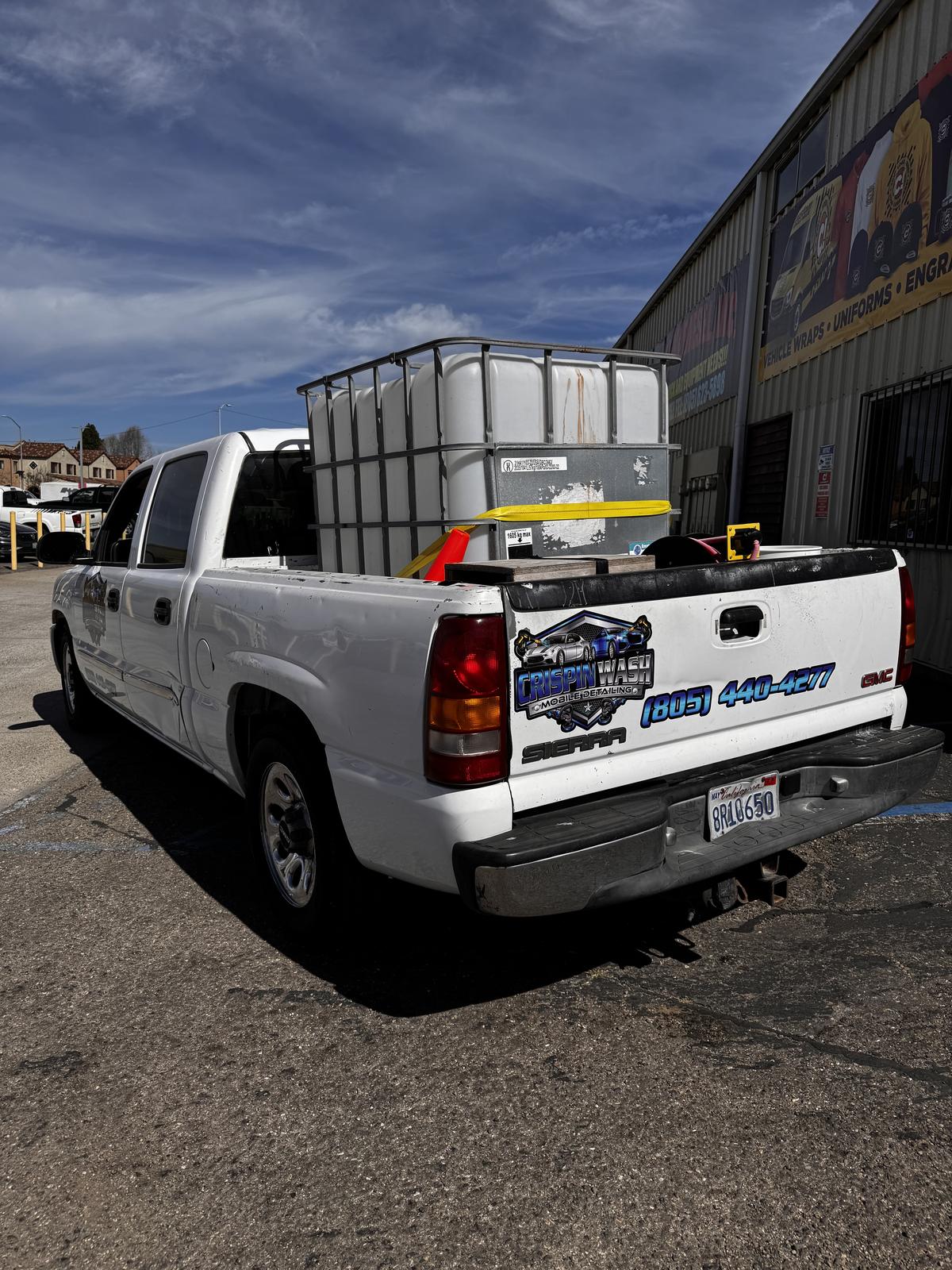 Pressure Washing vehicle decal Pickup Truck — Pismo Beach, CA | Customize It