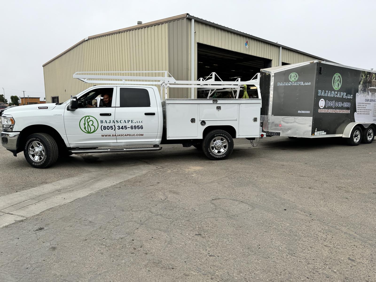 Landscaping vehicle decal Utility Truck — Nipomo, CA | Customize It