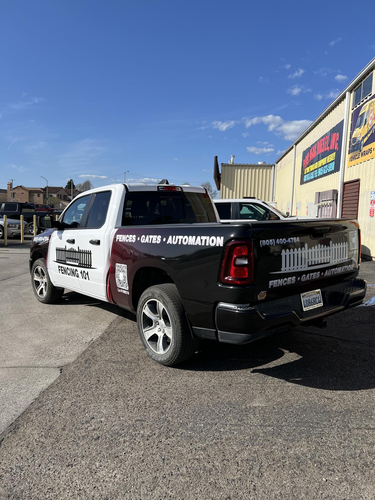 Fencing full commercial wrap Pickup Truck — Nipomo, CA | Customize It