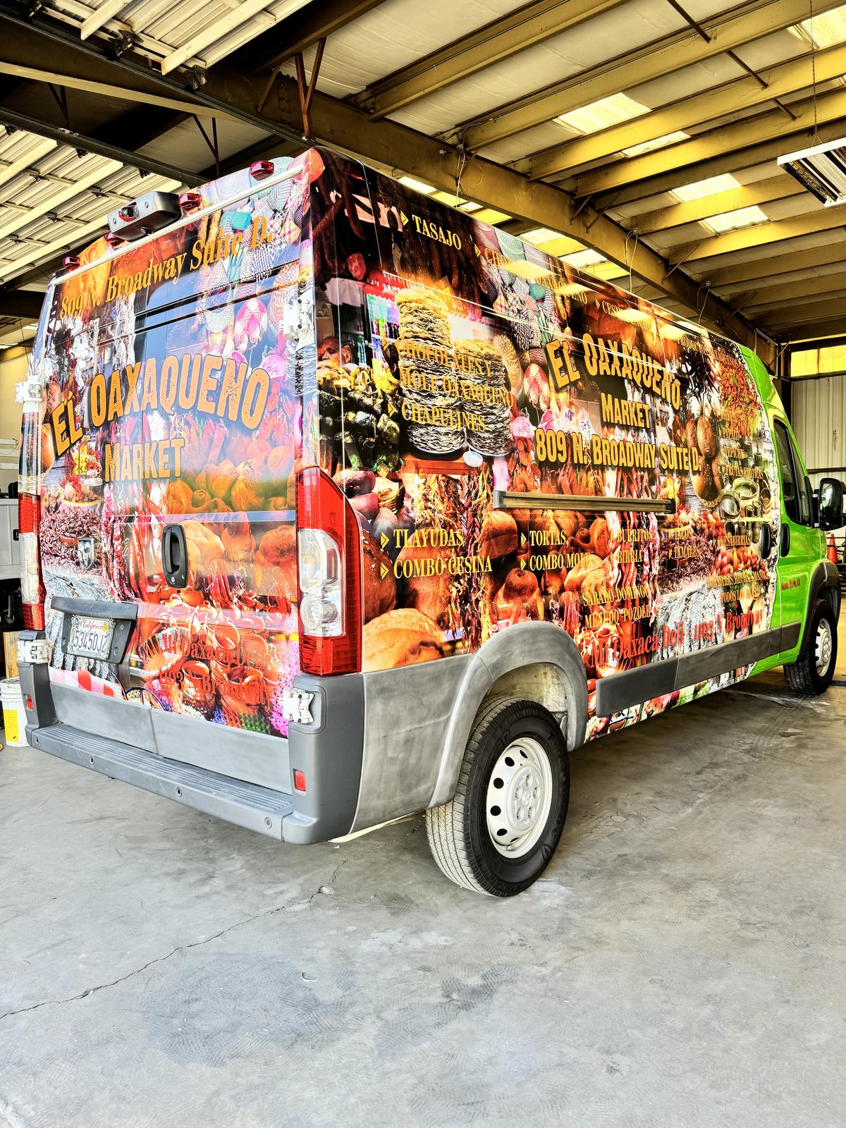 Mexican Grocery partial wrap Cargo Van — Santa Maria, CA | Customize It