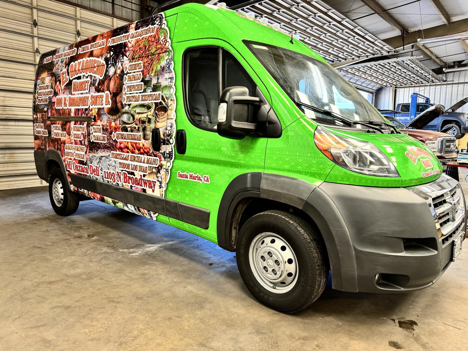 Mexican Grocery partial wrap Cargo Van — Santa Maria, CA | Customize It